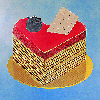 Cup Cakes Sweet Temptations painting by Ernst Paulduro and Ursula Krabbe-Paulduro